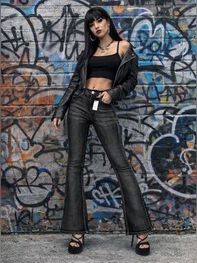 BAMBOO Charcoal Flare Jeans